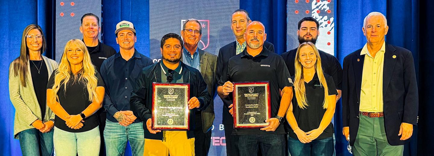 Celebrating Safety: Granite Honored at 2025 AGC of California CONSTRUCT Awards