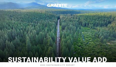 Granite Publishes Annual Sustainability Report